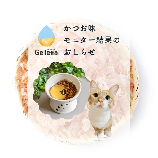 かつお味モニター結果のおしらせ