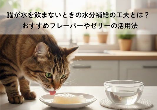 猫が水を飲まないときの水分補給の工夫とは？おすすめフレーバーやゼリーの活用法
